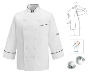 Veste de chef unisexe Gold Line