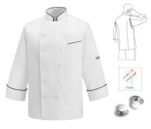 Unisex Gold Line Chef Jacket