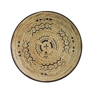 Porcelain flat plate D. 20 cm. Tribal Mood D series by Arthur Krupp (Pack of 4)