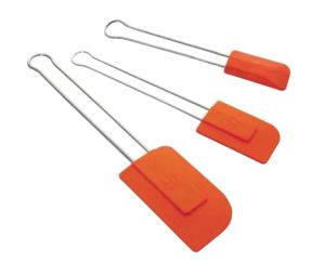 Spatule en silicone rigide - couleur Orange