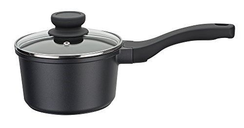 Non-stick aluminum casserole 1 handle D. 16 with lid Gourmet Line