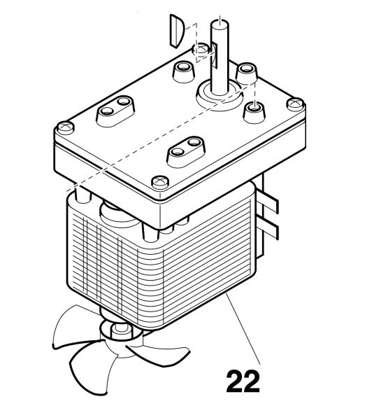 Motoriduttore - Ricambio per Minitemper di Pavoni Professional