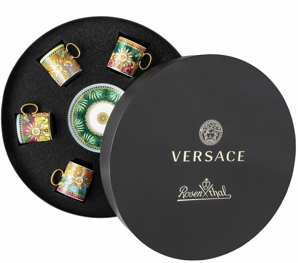 Set Espresso 6 Pezzi Versace Jungle Animalier di Rosenthal