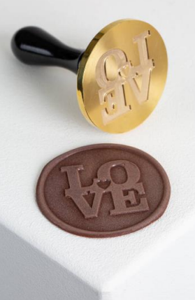 Timbro Love per decorazioni in cioccolato di Martellato