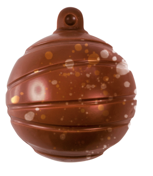 Xmas Baubles Righe: Kit 2 stampi termoformati per 6 palline di Natale