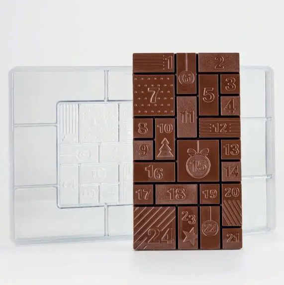 Professional mould for Countdown chocolate bar by Martellato Professional