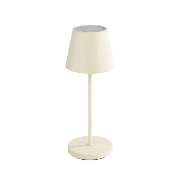 Lampe à poser MERLE Ø 11 cm - h. 30,5 cm. blanc de Paderno
