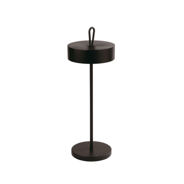 Lampada da tavolo CLEO Ø 12 cm - h. 30,5 cm. nera di Paderno