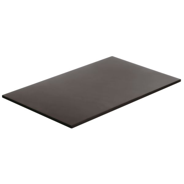 Rectangular polyethylene cutting board BLACK cm. 53,0x32,5 