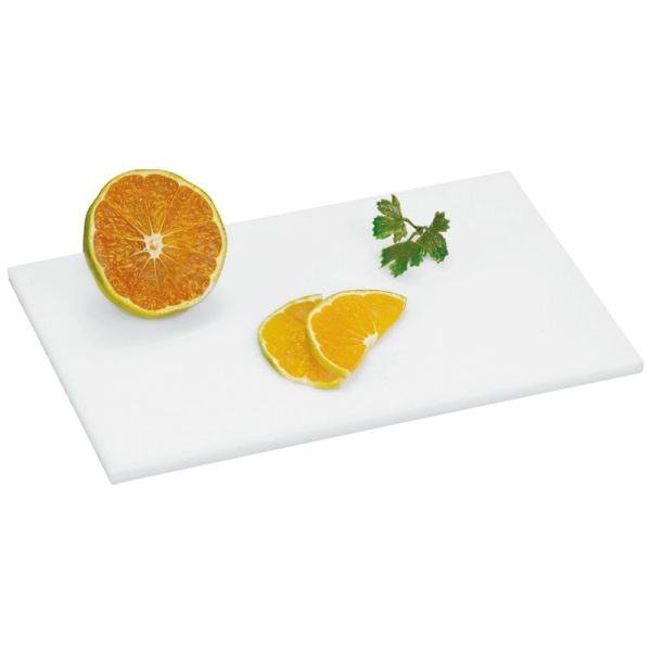 Rectangular polyethylene cutting board 24,5x32,5 cm - h 1,0 cm