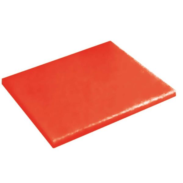 Rectangular polyethylene cutting board RED cm. 32.0x26.5 - h 2.0 cm