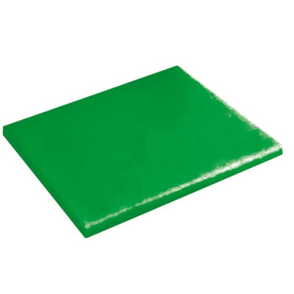 Polyethylene rectangular cutting board GREEN  cm. 32,0x26,5 - h 2,0 cm