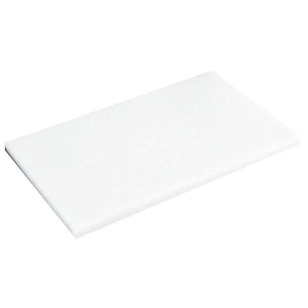 Tagliere rettangolare in polietilene BIANCO cm. 80,0x40,0 - h 2,0 cm