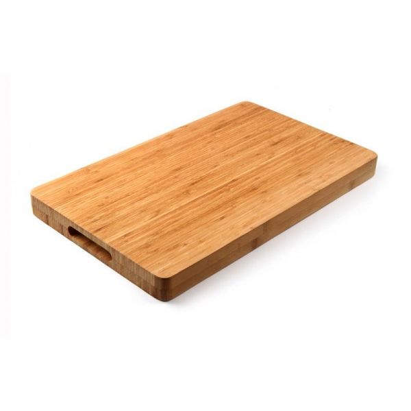 Bamboo kitchen cutting board 50 x 35 x 4 cm. by Hendi