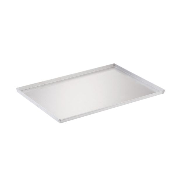 Aluminium pan with 4 edges 60 x 40 cm. by Martellato Professional