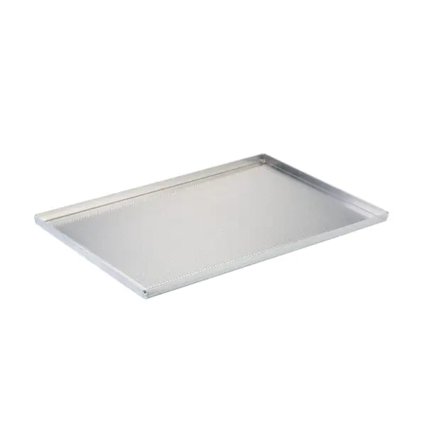 Plateau perforé en aluminium 60 x 40 h 2 cm. de Martellato Professional