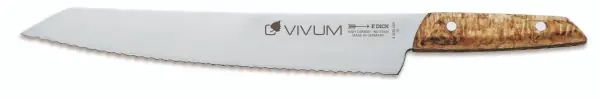 Coltello da pane seghettato cm. 26 serie Vivum di Dick