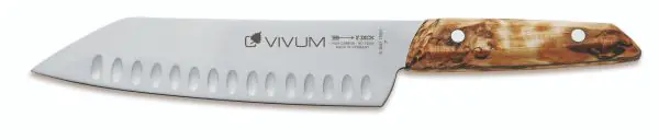 Santoku knife with alveolar blade cm. 18 Vivum series by Dick