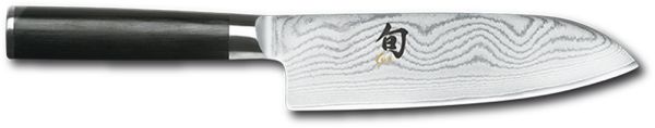 Coltello Damascato Santoku Shun Classic 