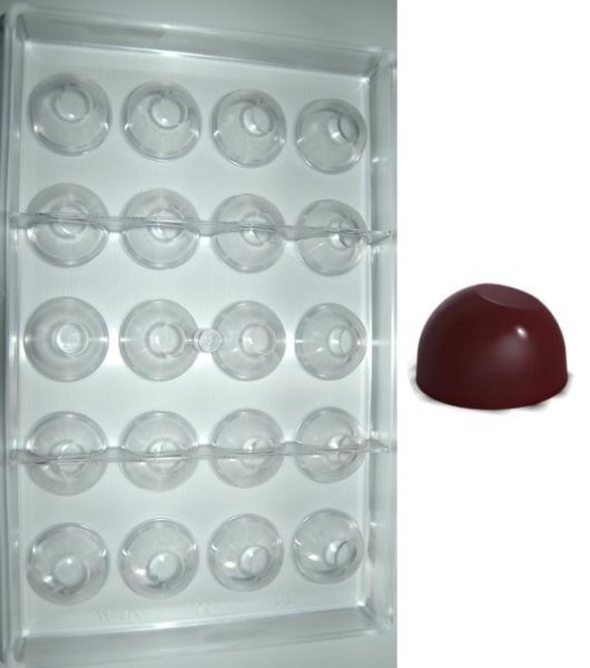 igloo shaped polycarbonate chocolate molds