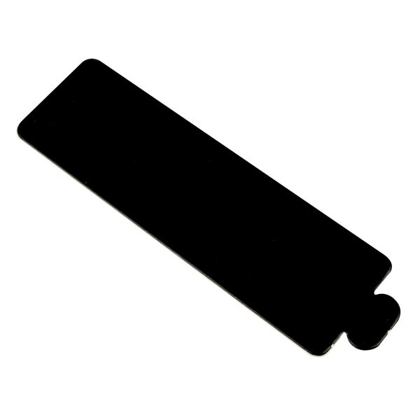 Vassoio rettangolare per monoporzione - nero - 140 x 40 mm - 200 pz