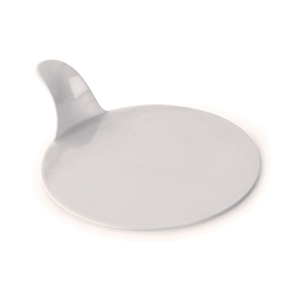 Vassoio tondo per monoporzione - bianco - Ø 8 cm - 250 pz per scatola