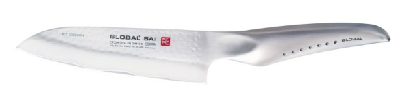 Santoku cm. 13,5 Global SAI martellato