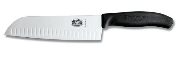 Coltello Santoku verdure cm. 17 con alveole Victorinox Swiss Classic