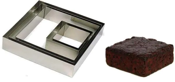 Stainless steel square frame