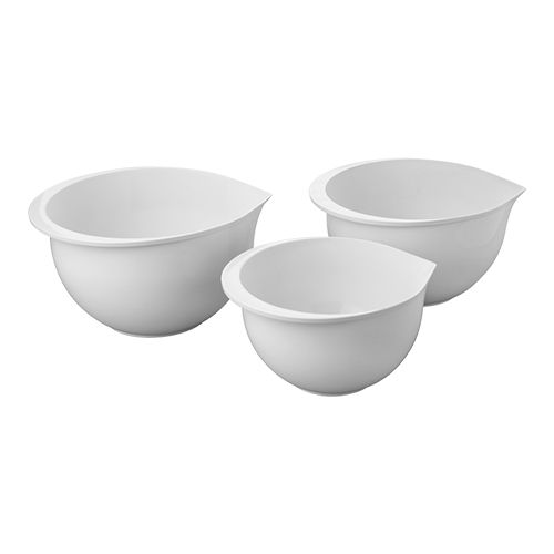 Set of 3 polypropylene bowls