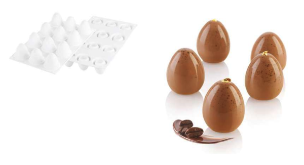 Moule en silicone EGG 30 de Silikomart Professional