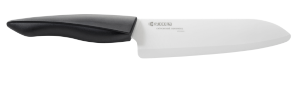 Ceramic Chef Santoku Knife - 16 cm Shin White Series by Kyocera