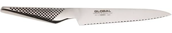 Multi-purpose serrated knife cm. 15 for right-handers by Global - GS14R