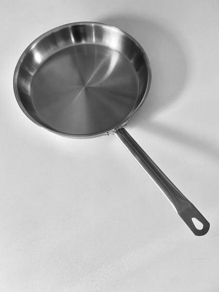 Padella inox 1 manico D. 36 cm. Serie 2500 di Paderno