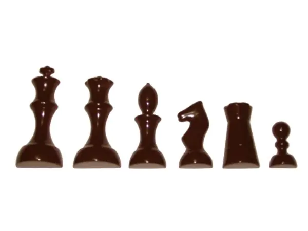 Polycarbonate Chocolate Mold Chess 16 Pieces