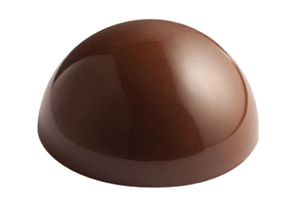 Polycarbonate chocolate mold large semi-spheres