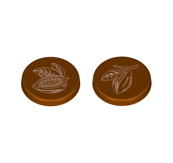 Polycarbonate Coin Chocolate Mold, 24 Cavities