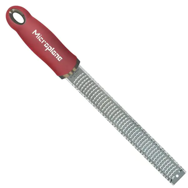 Zester Fine-cut grater MICROPLANE RED handle POMEGRANATE Premium Series 