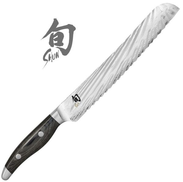 Bread knife cm. 23 Series Shun Nagare by Kai