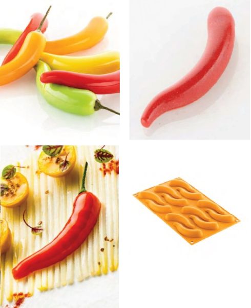 stampo silicone peperoncino