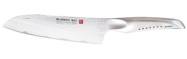 Santoku cm. 19 Global SAI martellato