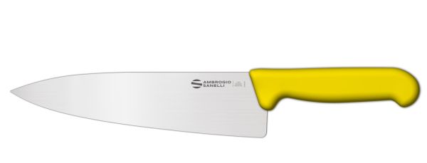 Coltello trinciante cuoco cm. 20 Manico Giallo Linea Supra di Ambrogio Sanelli