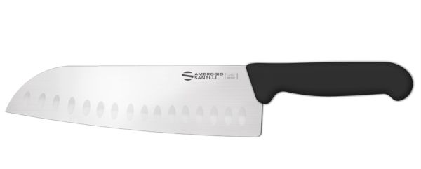 Santoku knife with alveole cm. 20 Supra Line by Ambrogio Sanelli 