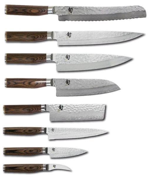 Set de 8 couteaux SHUN PREMIER série Tim Mälzer par KAI