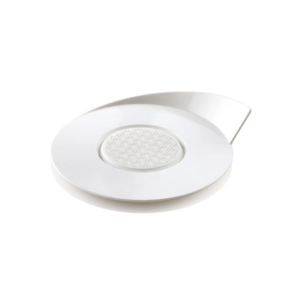 SET 100 WHITE TRAYS - ROUND ø86 MM di Silikomart Professional.