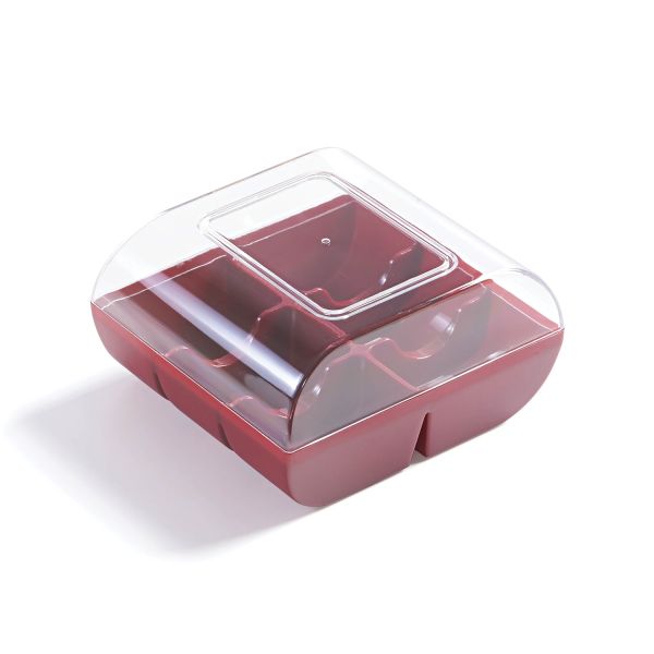 Macadò 6pz - 90 confezioni/box - Ruby red di Silikomart Professional.