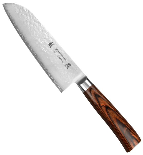 Coltello Santoku cm. 17,5 linea Tsubame Pakkawood di Tamahagane 