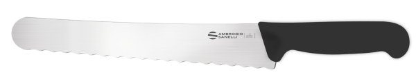 Coltello Pasticcere Sanelli4D dentatura ONDA cm. 26 Linea Supra di Ambrogio Sanelli