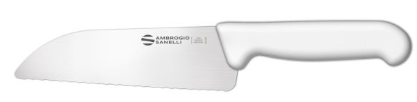 Coltello pizza cm. 16 manico bianco Linea Supra di Ambrogio Sanelli