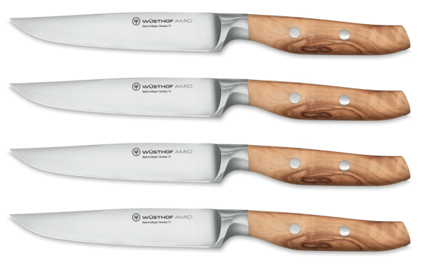 Set di 4 coltelli bistecca Serie Amici di Wusthof 